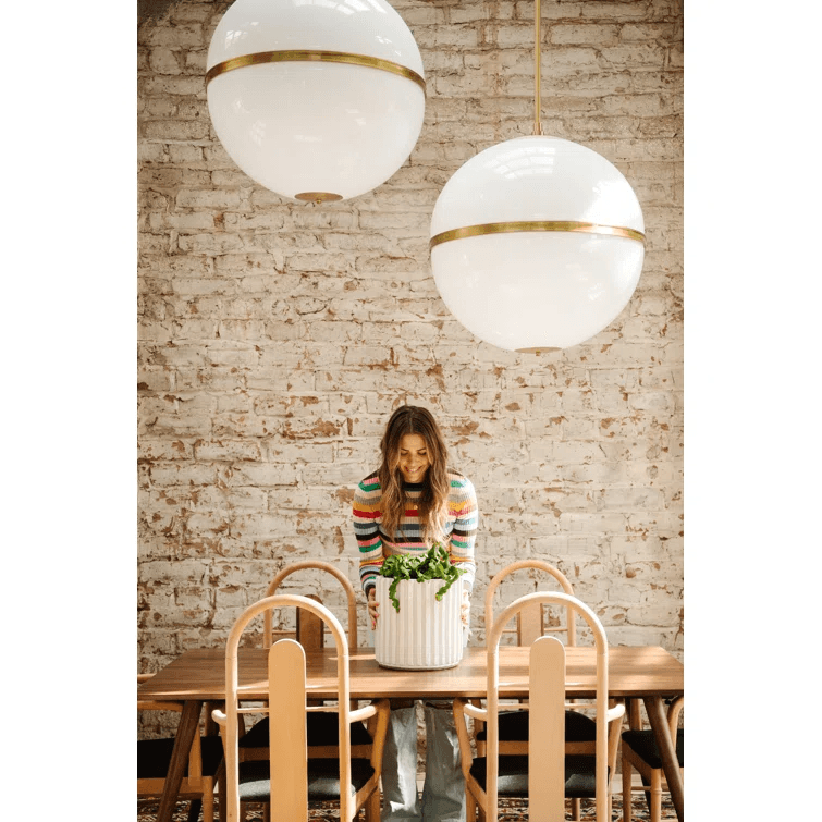 Bonne 3 Light Pendant in Polished Nickel-img-10