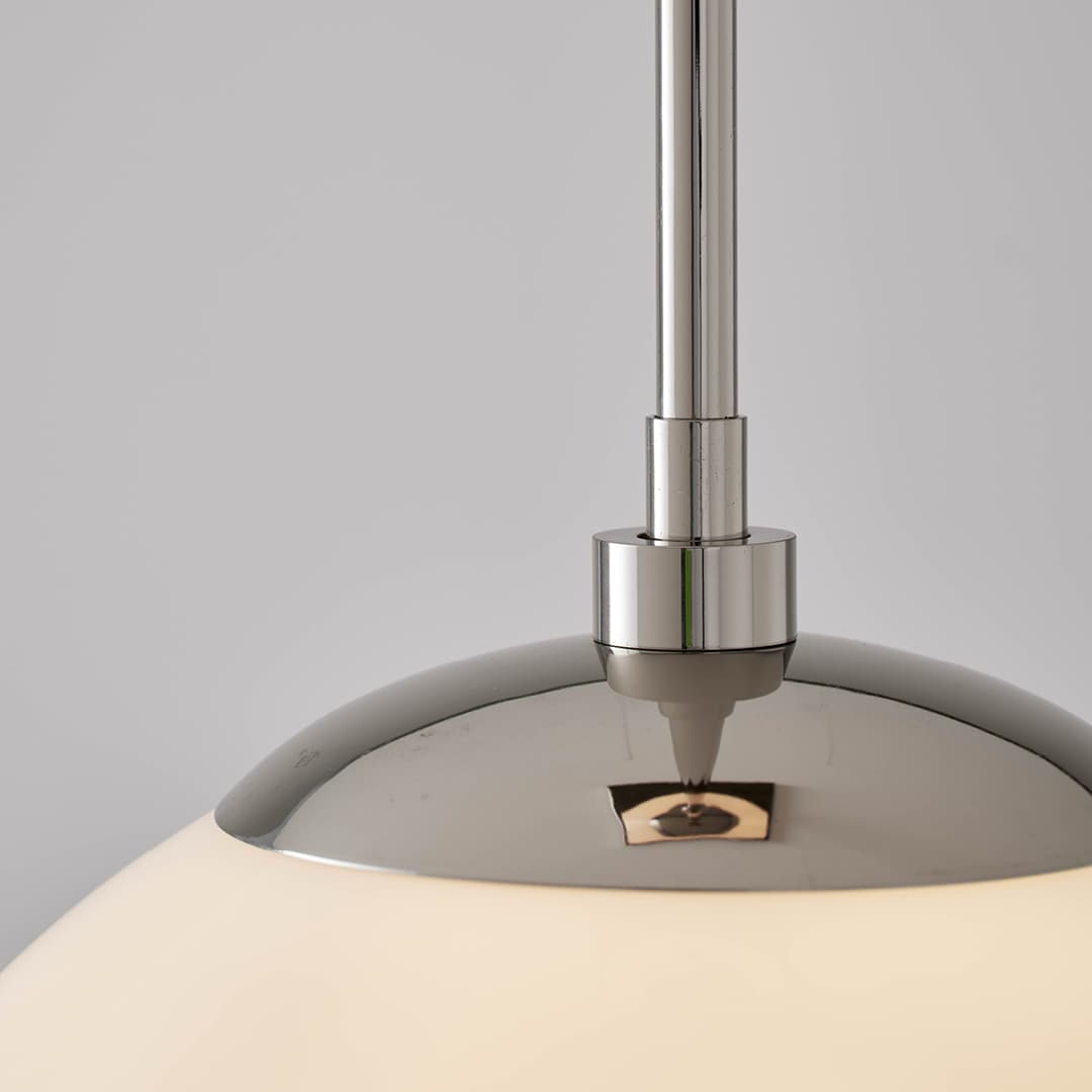 Bonne 3 Light Pendant in Polished Nickel-img-6