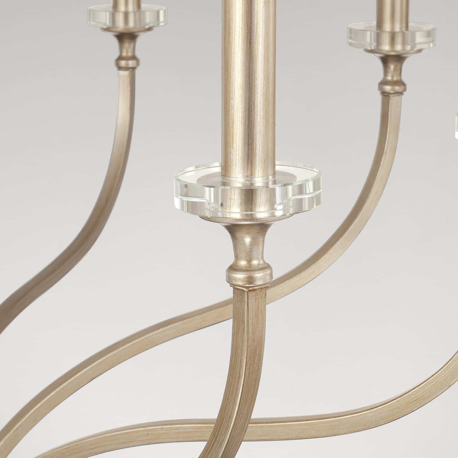 Adele 8 Light Chandelier in Brushed Champagne-img-3