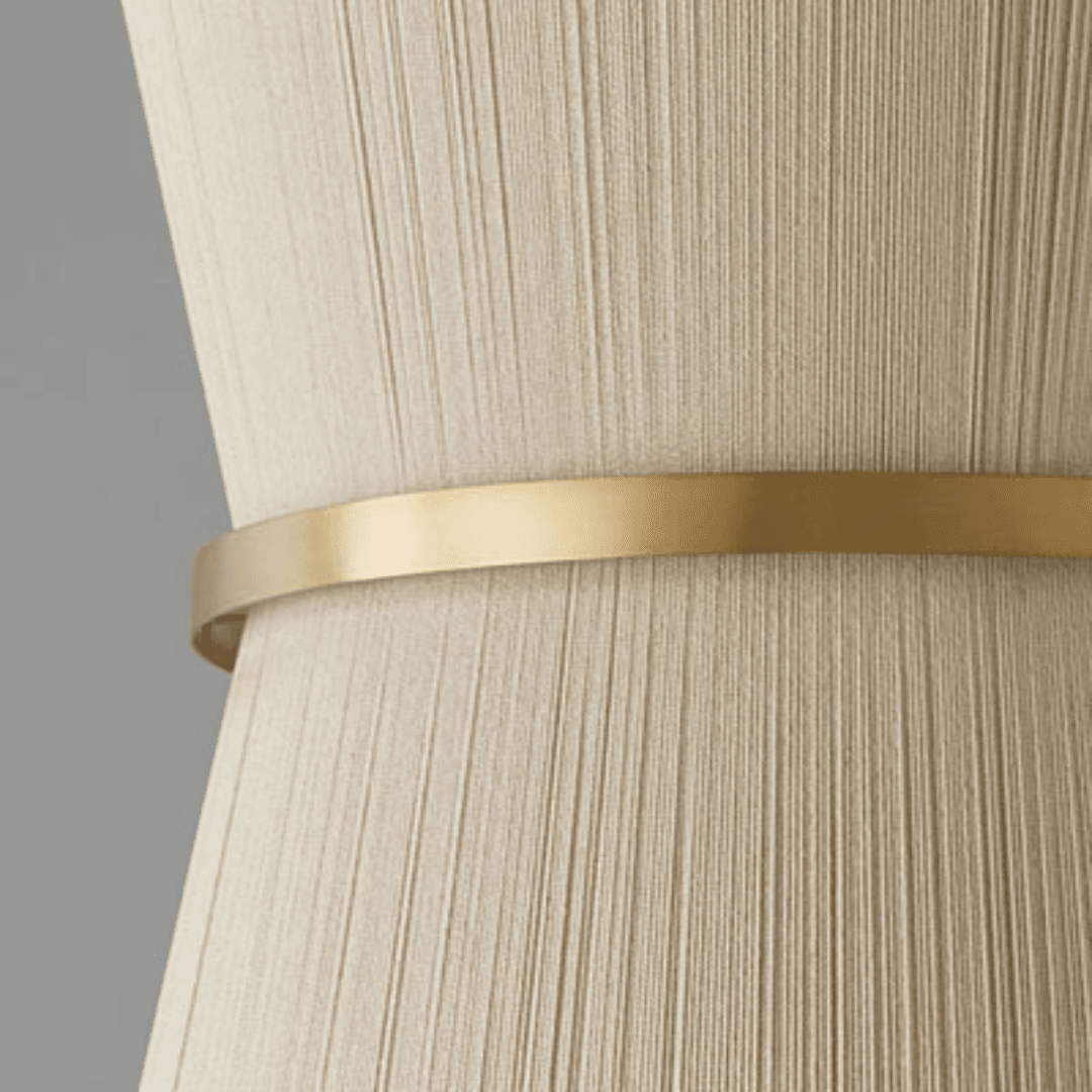 Fisher 6 Light Lantern in Brass & Bleached Rope-img-2