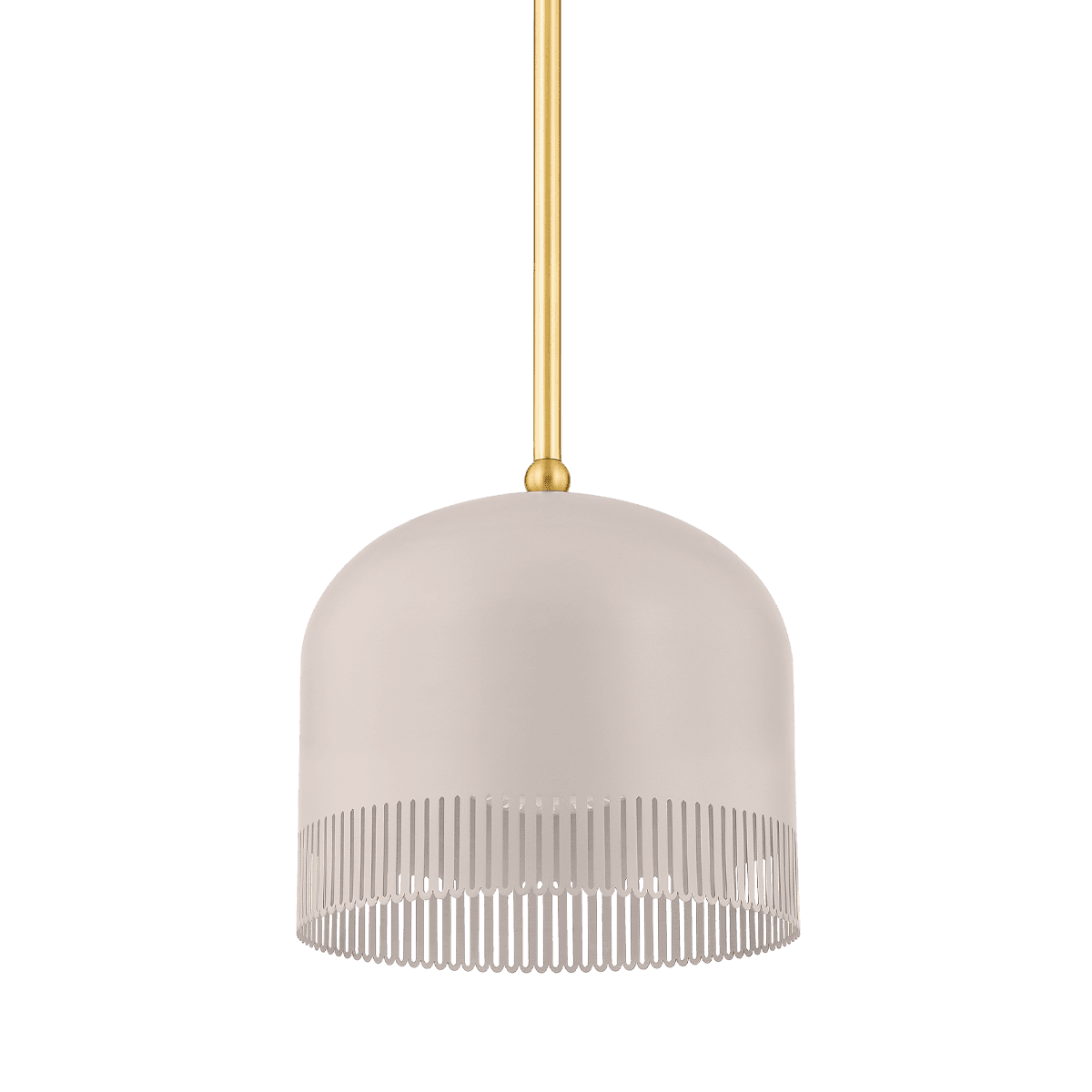 Posie 1 Light Pendant - Small in Natural Dust Pink-img-5