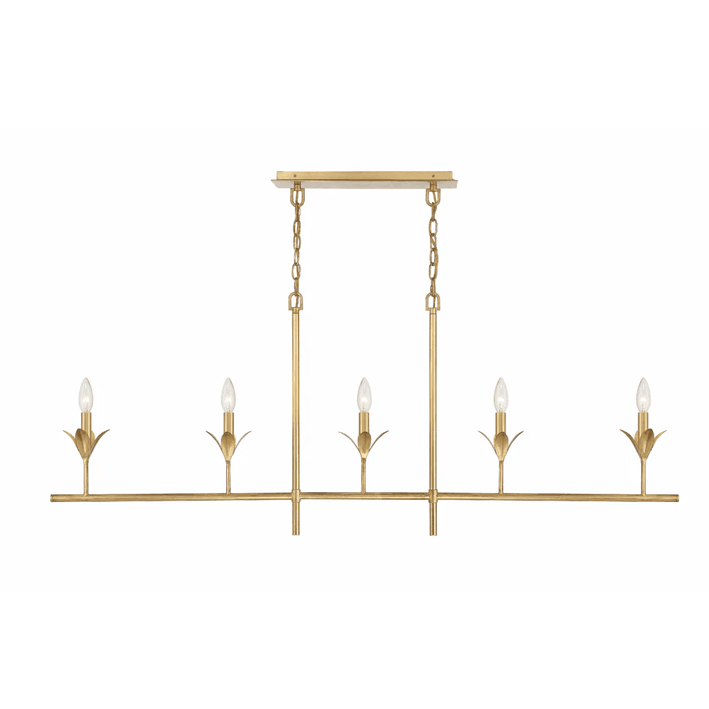 Soanna 5 Light Chandelier in Antique Gold-img-3