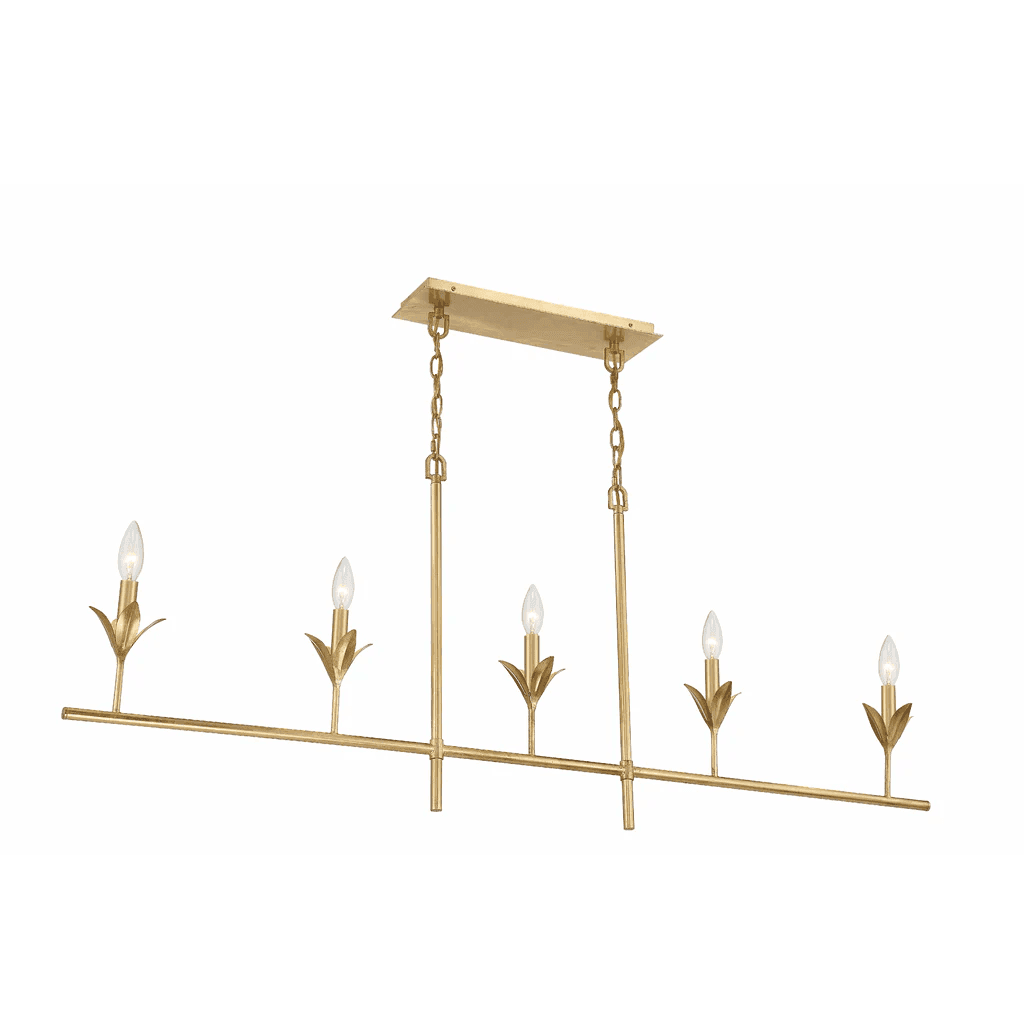 Soanna 5 Light Chandelier in Antique Gold-img-4