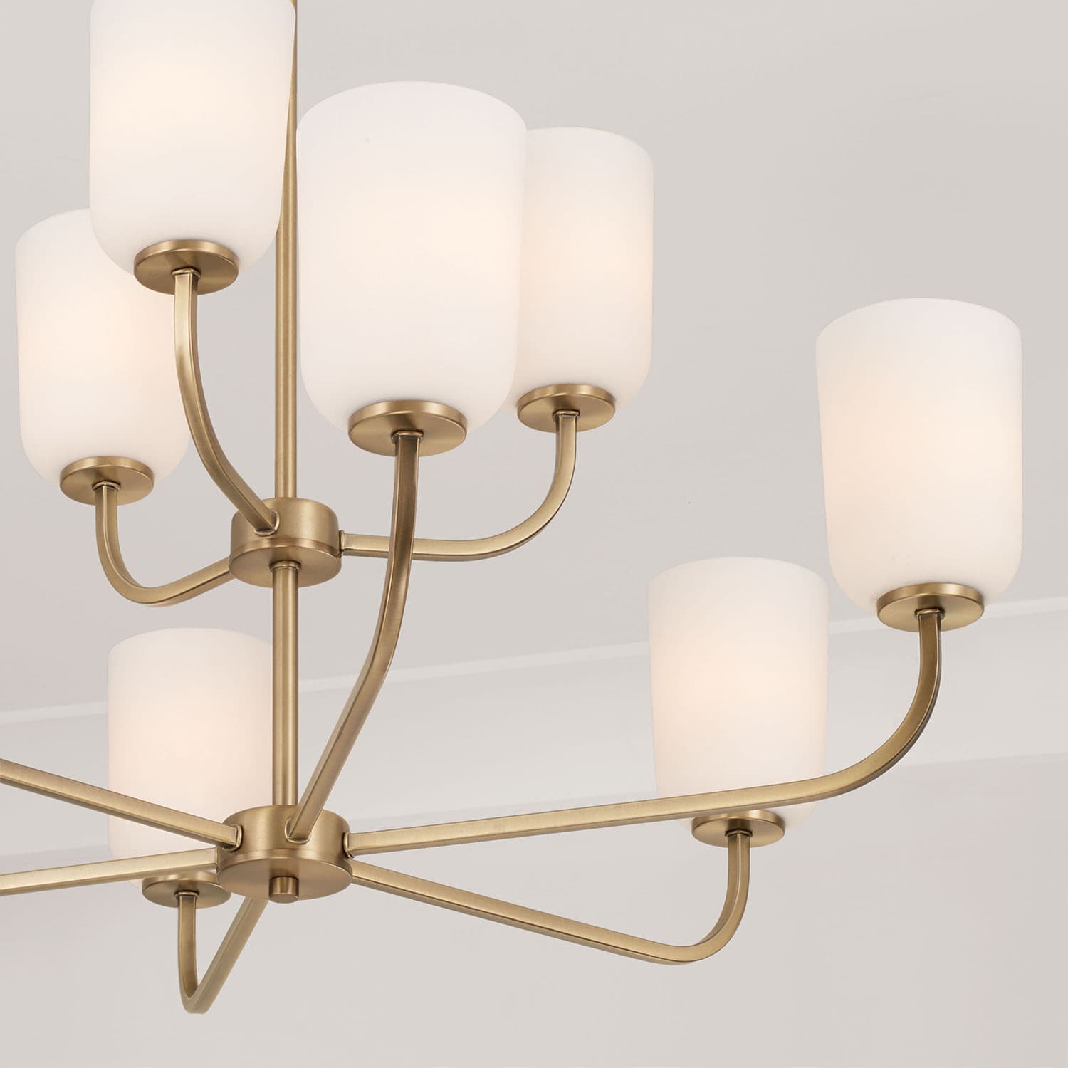 Brianna 9 Light Chandelier in Aged Brass-img-2