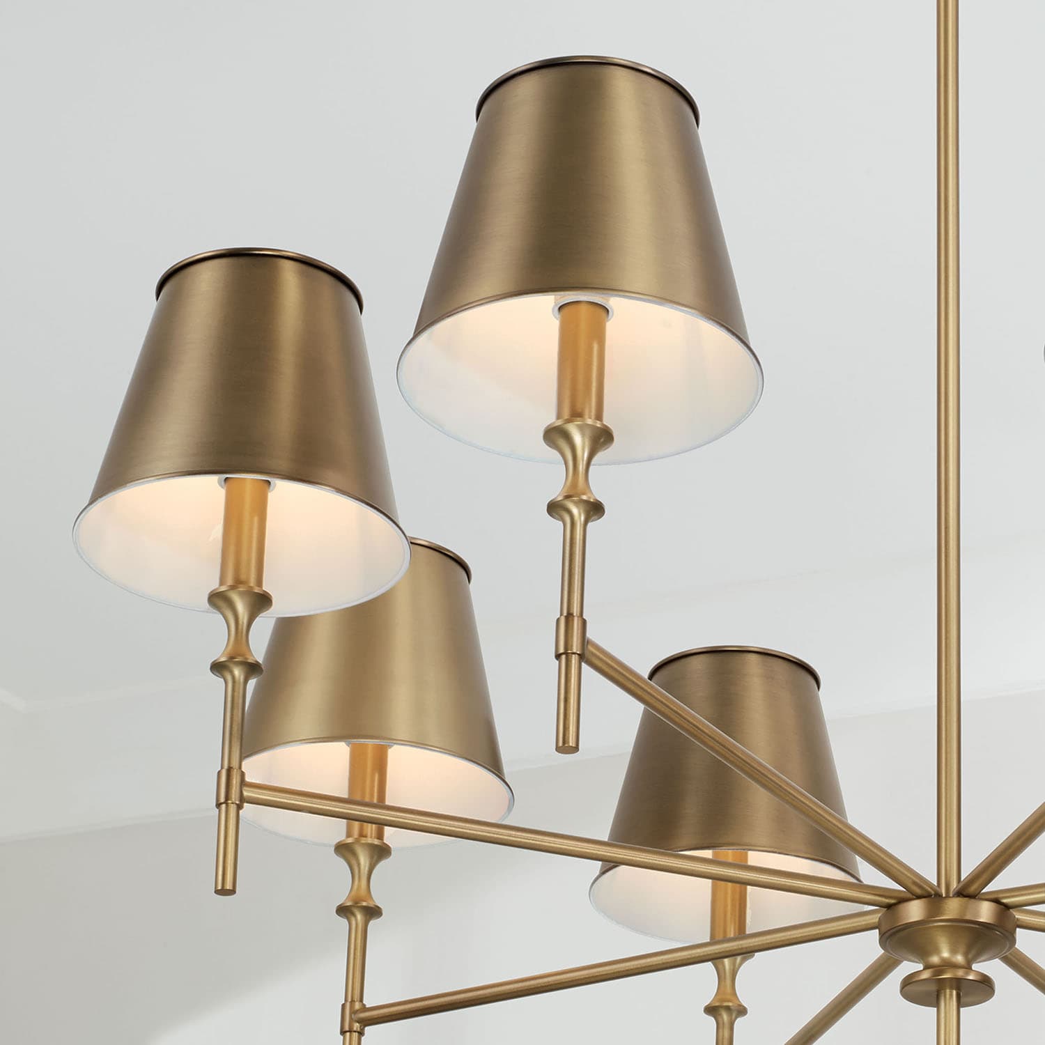 Barwon 8 Light Chandelier in Aged Brass-img-2