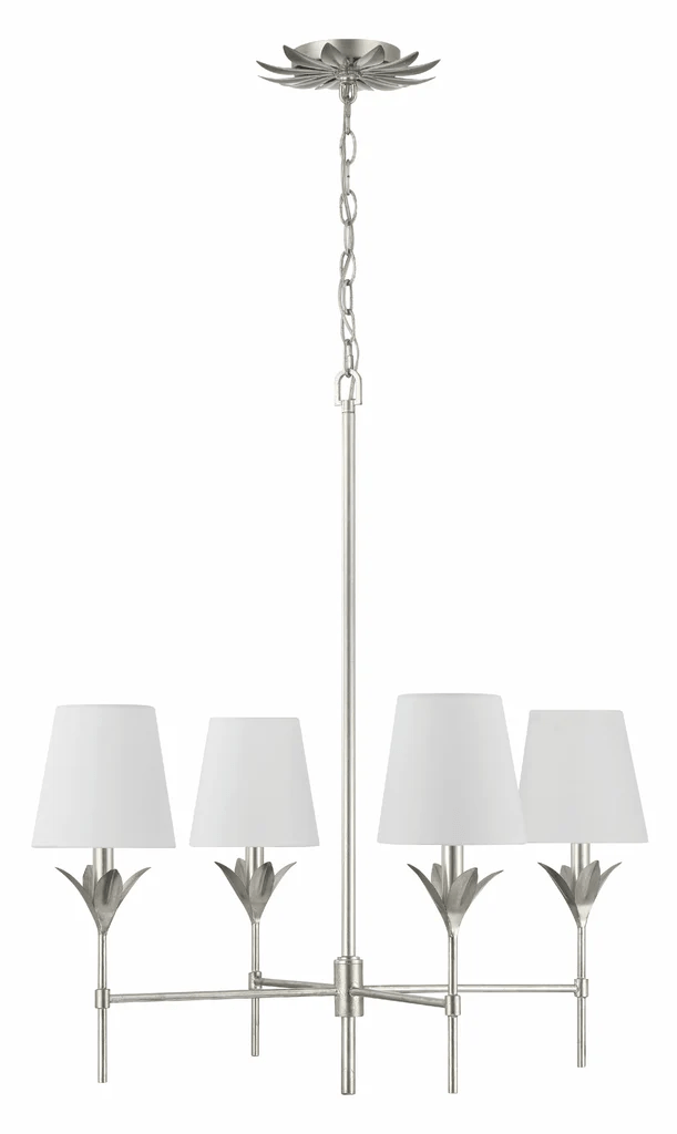 Soanna 4 Light Chandelier in Antique Silver-img-2