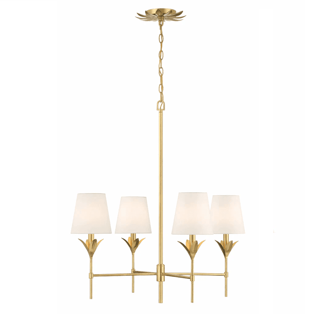 Soanna 4 Light Chandelier in Antique Gold-img-1