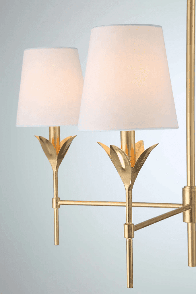 Soanna 4 Light Chandelier in Antique Gold-img-3