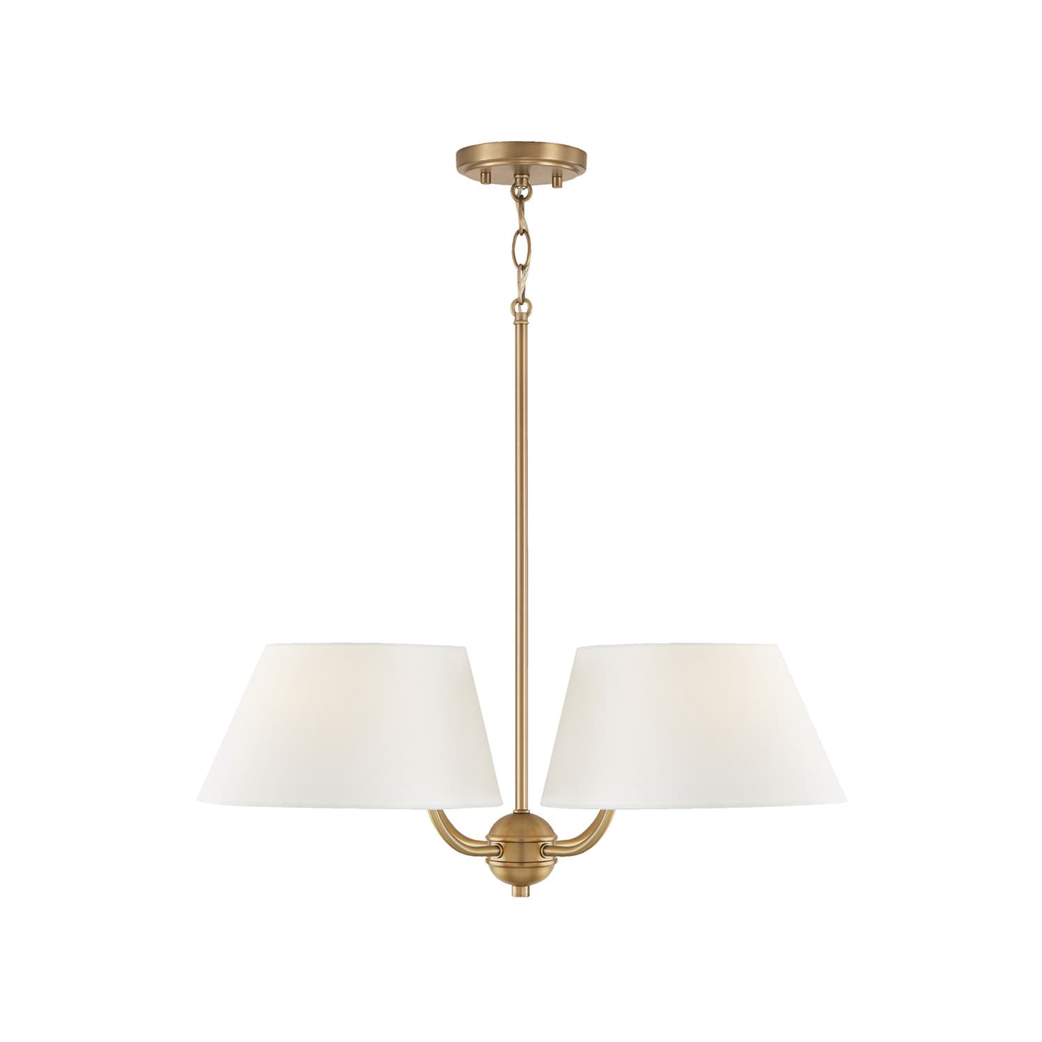 Rigby 4 Light Chandelier in Aged Brass-img-5