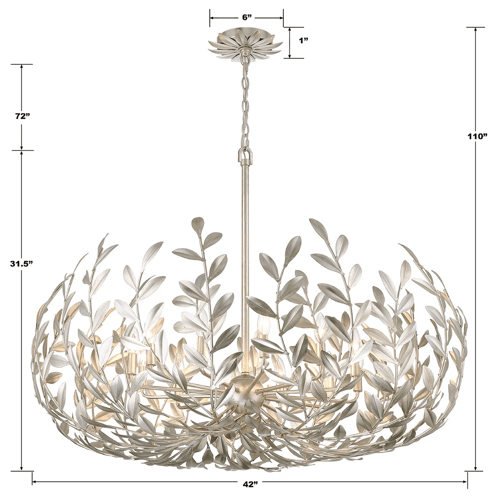 Soanna 12 Light Chandelier In Antique Silver-img-6