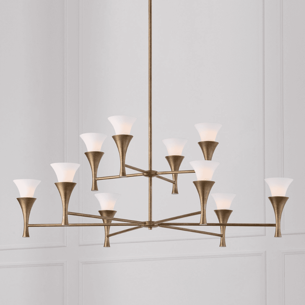 Bolla 10 Light Chandelier in Mystic Luster-img-3