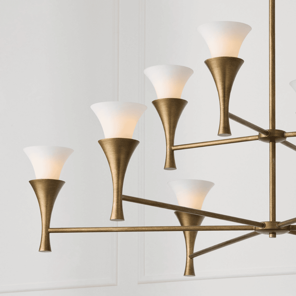 Bolla 10 Light Chandelier in Mystic Luster-img-4