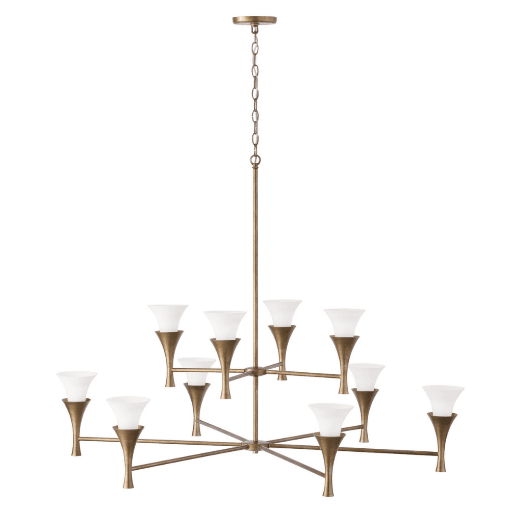Bolla 10 Light Chandelier in Mystic Luster-img-5