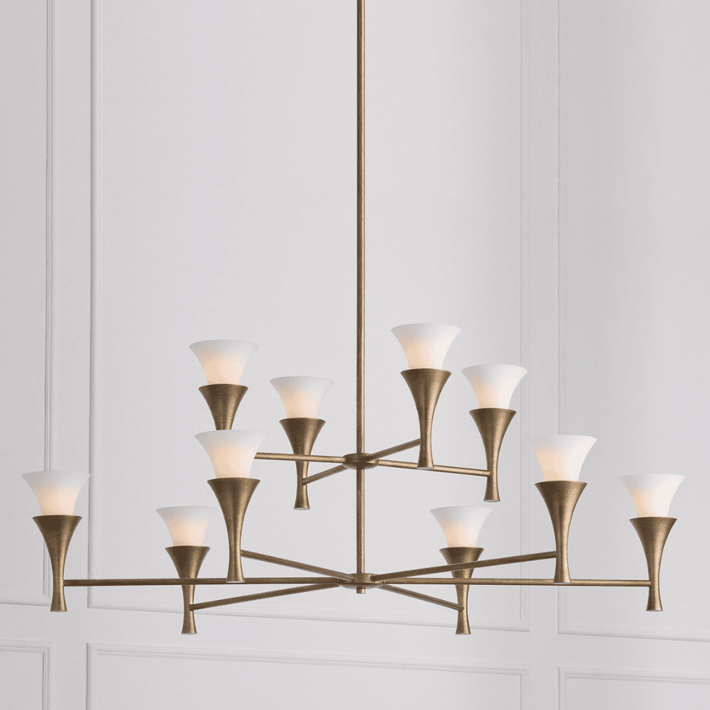 Bolla 10 Light Chandelier in Mystic Luster-img-7