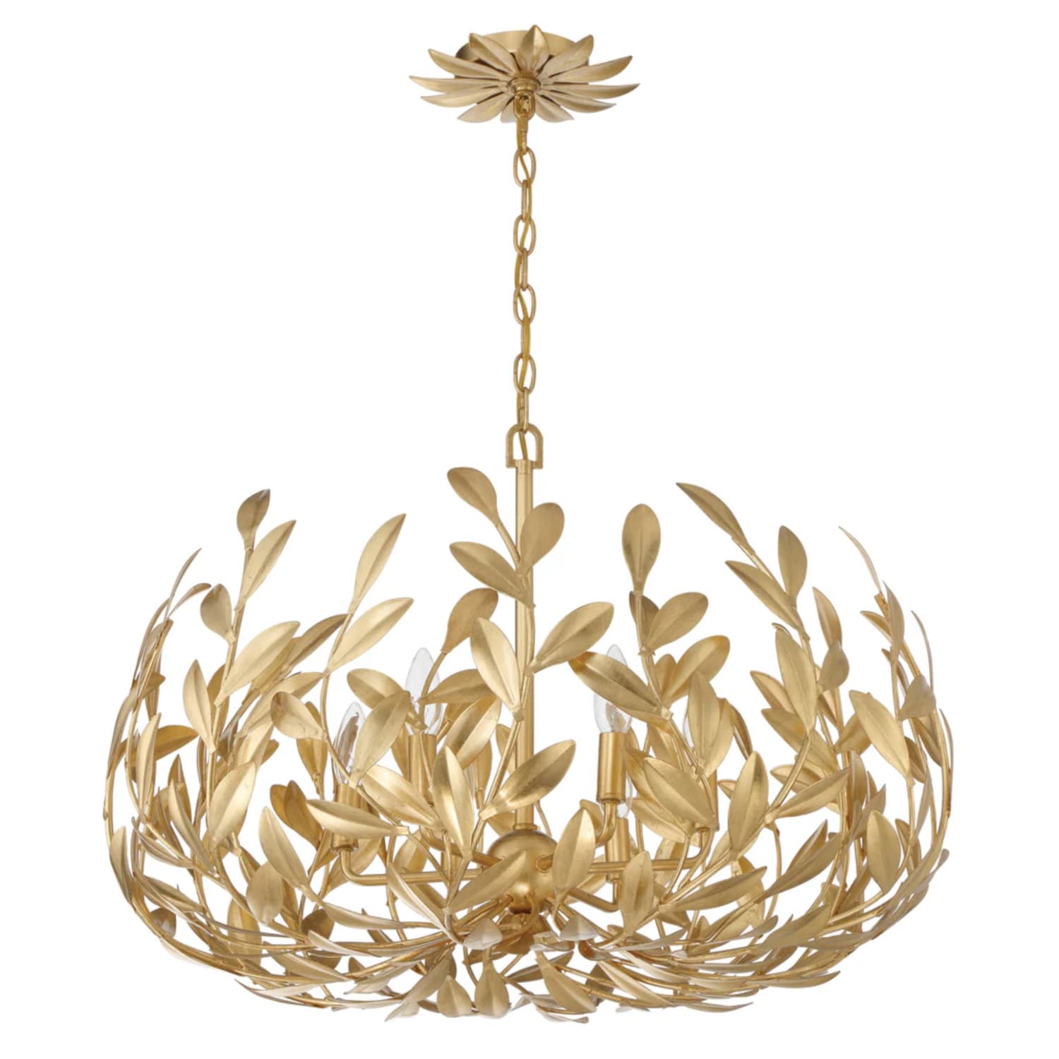Soanna 6 Light Chandelier in Antique Gold-img-2