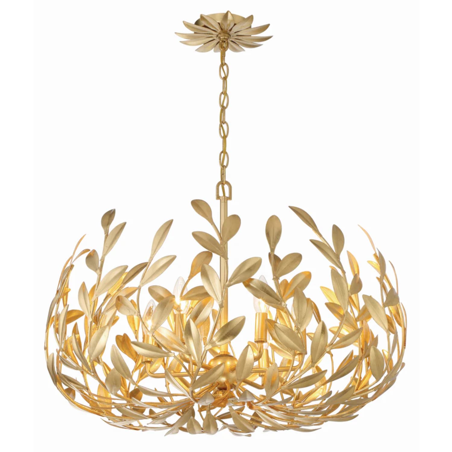 Soanna 6 Light Chandelier in Antique Gold-img-3