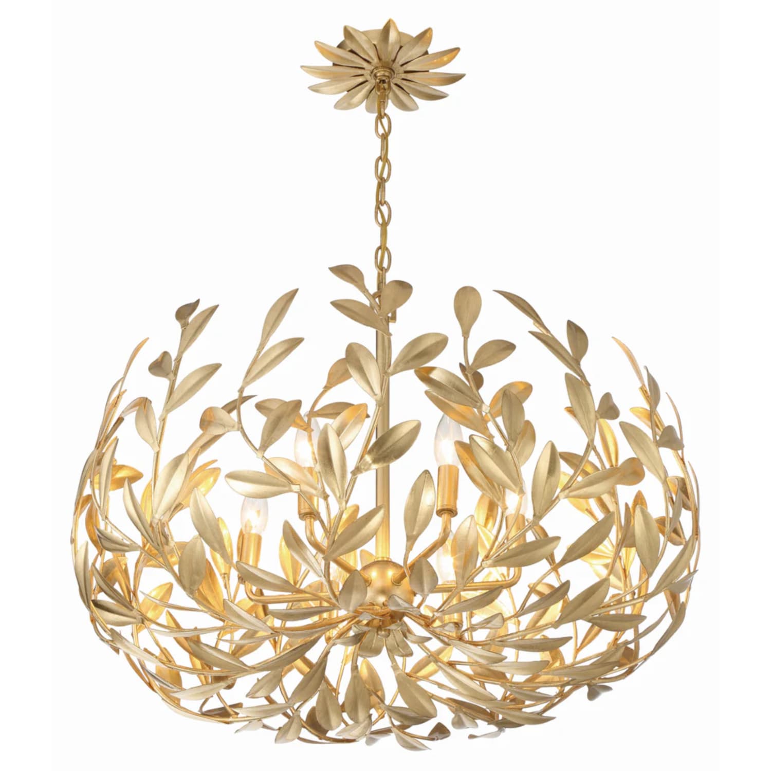 Soanna 6 Light Chandelier in Antique Gold-img-5
