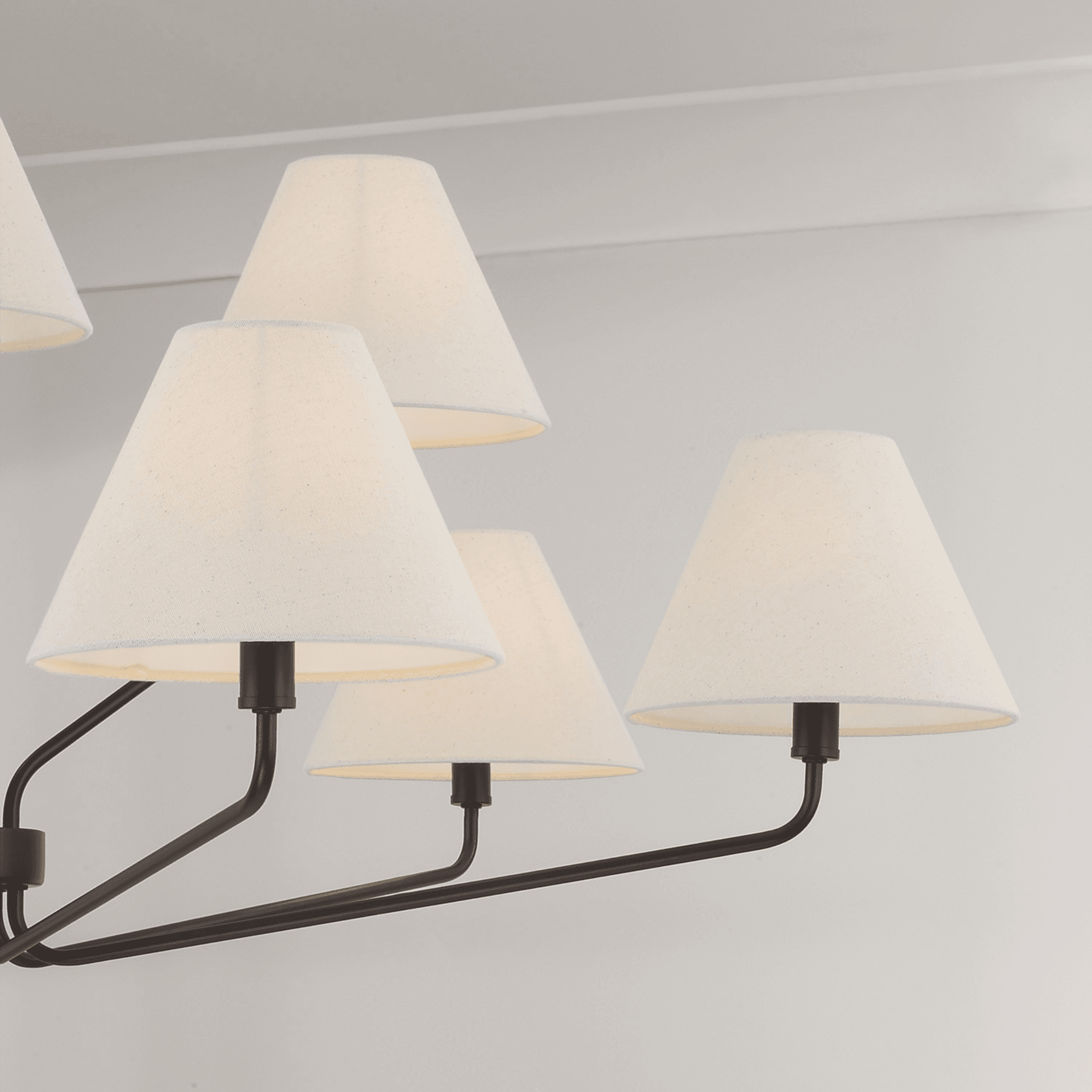 Espresso 9 Light Chandelier in Brown-img-2