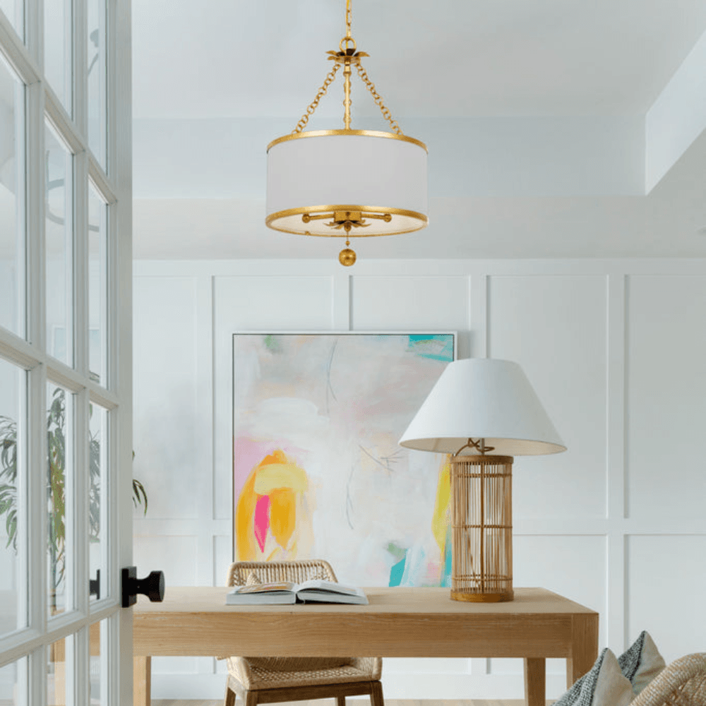 Soanna 3 Light Mini Chandelier in Antique Gold-img-1