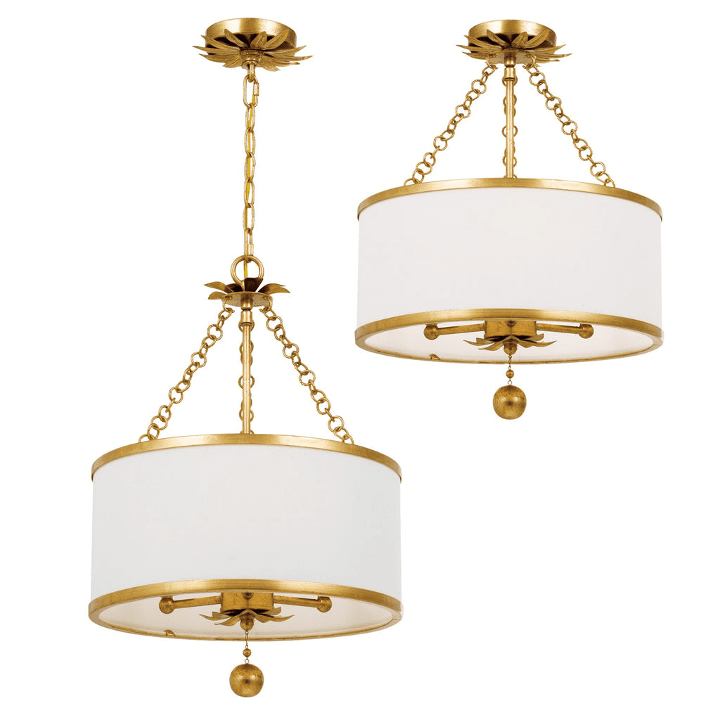 Soanna 3 Light Mini Chandelier in Antique Gold-img-4
