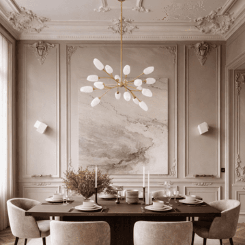 Beatrice 18 Light Chandelier in Vintage Gold Leaf-img-1