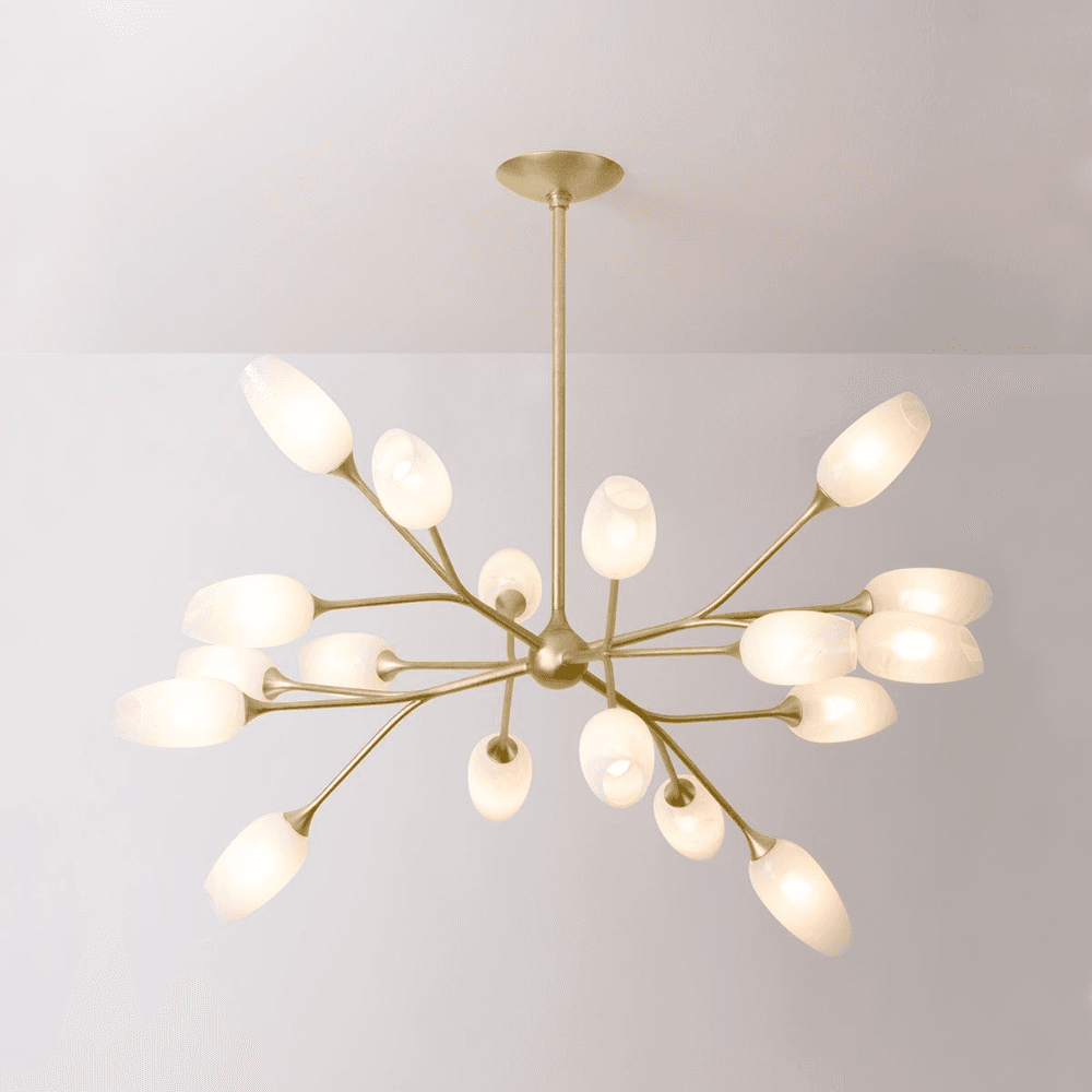 Beatrice 18 Light Chandelier in Vintage Gold Leaf-img-3