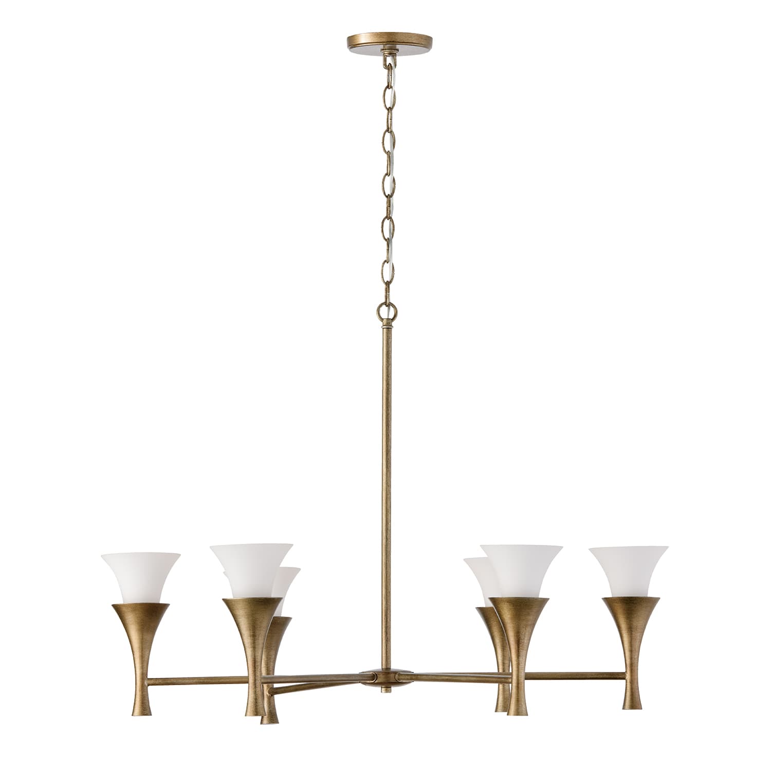 Bolla 6 Light Chandelier in Mystic Luster-img-3