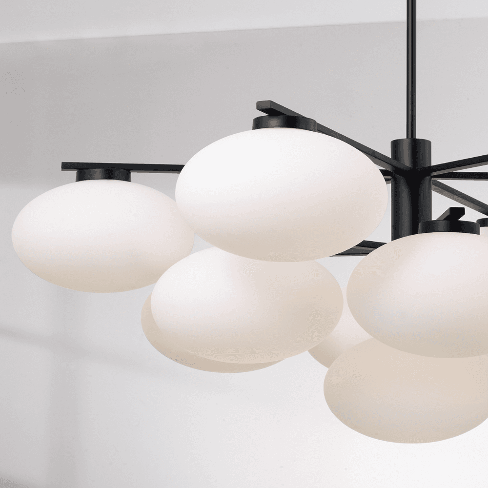 Luca 13 Light Chandelier in Matte Black-img-2