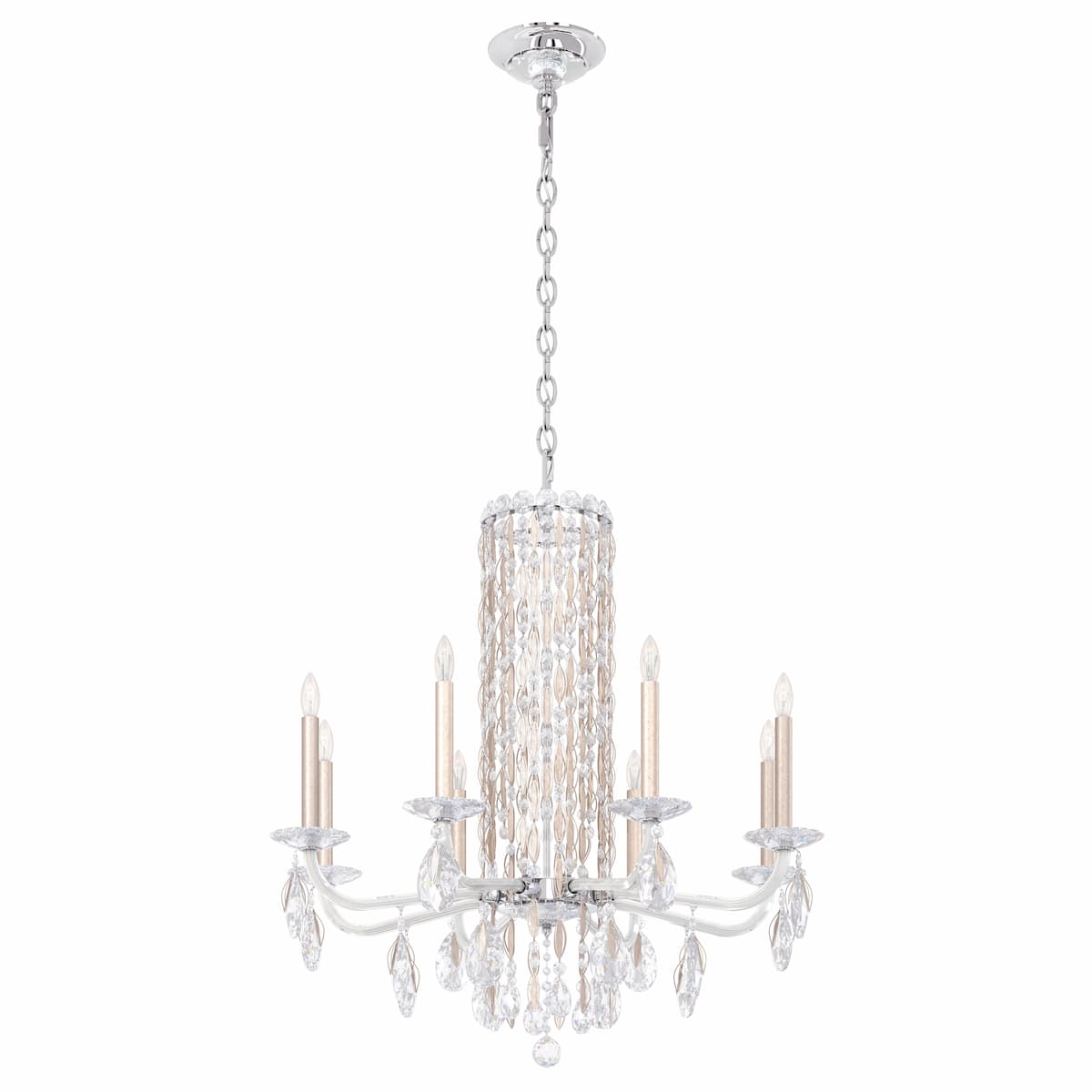 Siena 8 Light Crystal Chandelier in Heirloom Gold-img-3