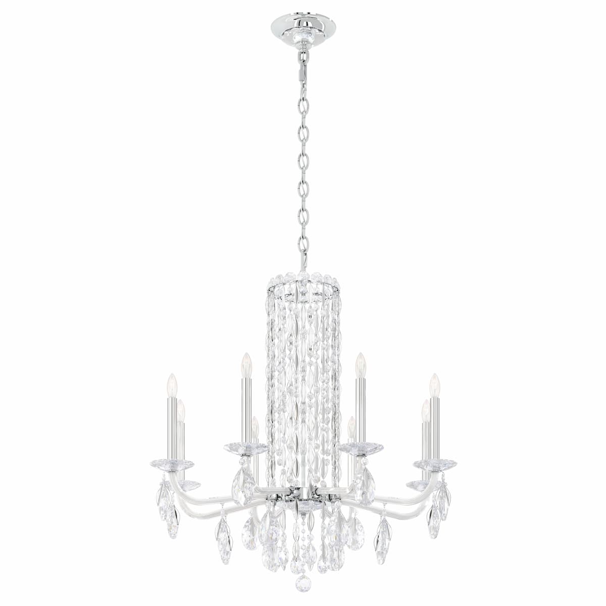 Siena 8 Light Crystal Chandelier in Heirloom Gold-img-4