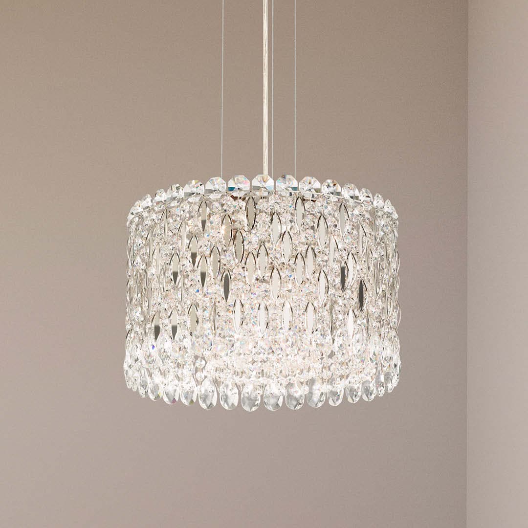 Sarella 8 Light Crystal Pendant in Heirloom Gold-img-1