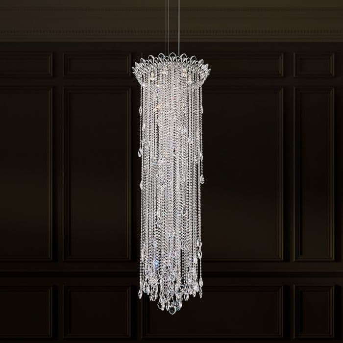 Trilliane Strands 6 Light Crystal Chandelier in Polished Silver-img-1
