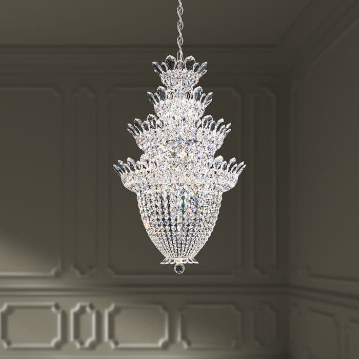 Trilliane 24 Light Crystal Chandelier in Polished Silver-img-1