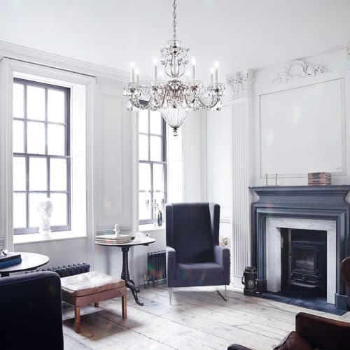Bagatelle 8+3 Light Crystal Chandelier in Antique Silver-img-3