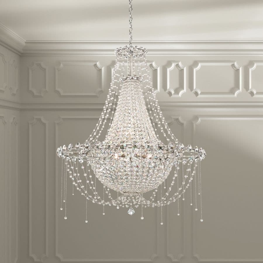 Chrysalita 8 Light Crystal Chandelier in Stainless Steel-img-1