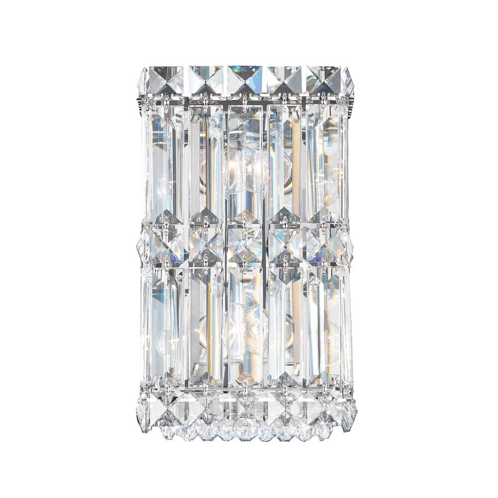 Quantum 2 Light Crystal Wall Light in Stainless Steel-img-2