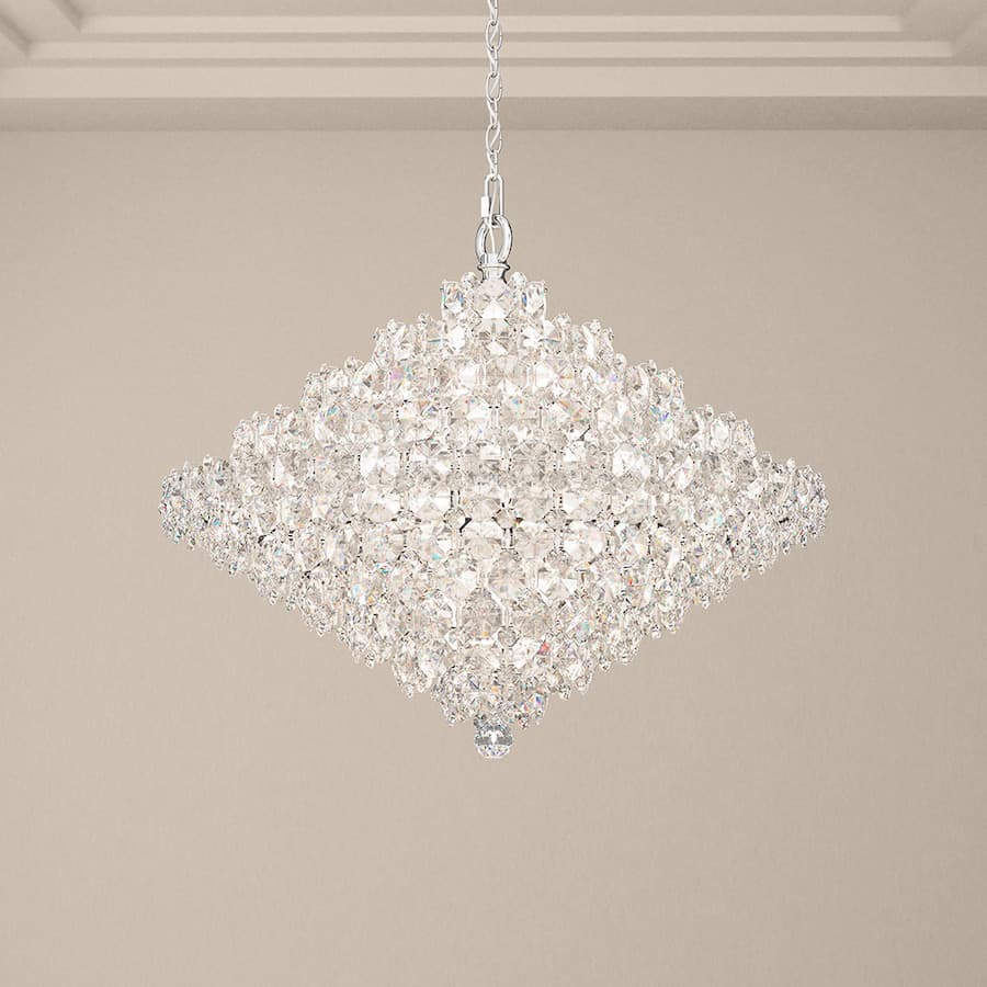 Baronet 28 Light Crystal Chandelier in Stainless Steell-img-1