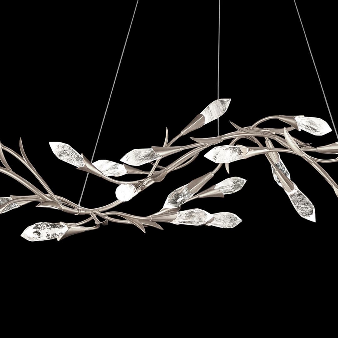 Secret Garden Linear Crystal Chandelier in French Gold-img-5
