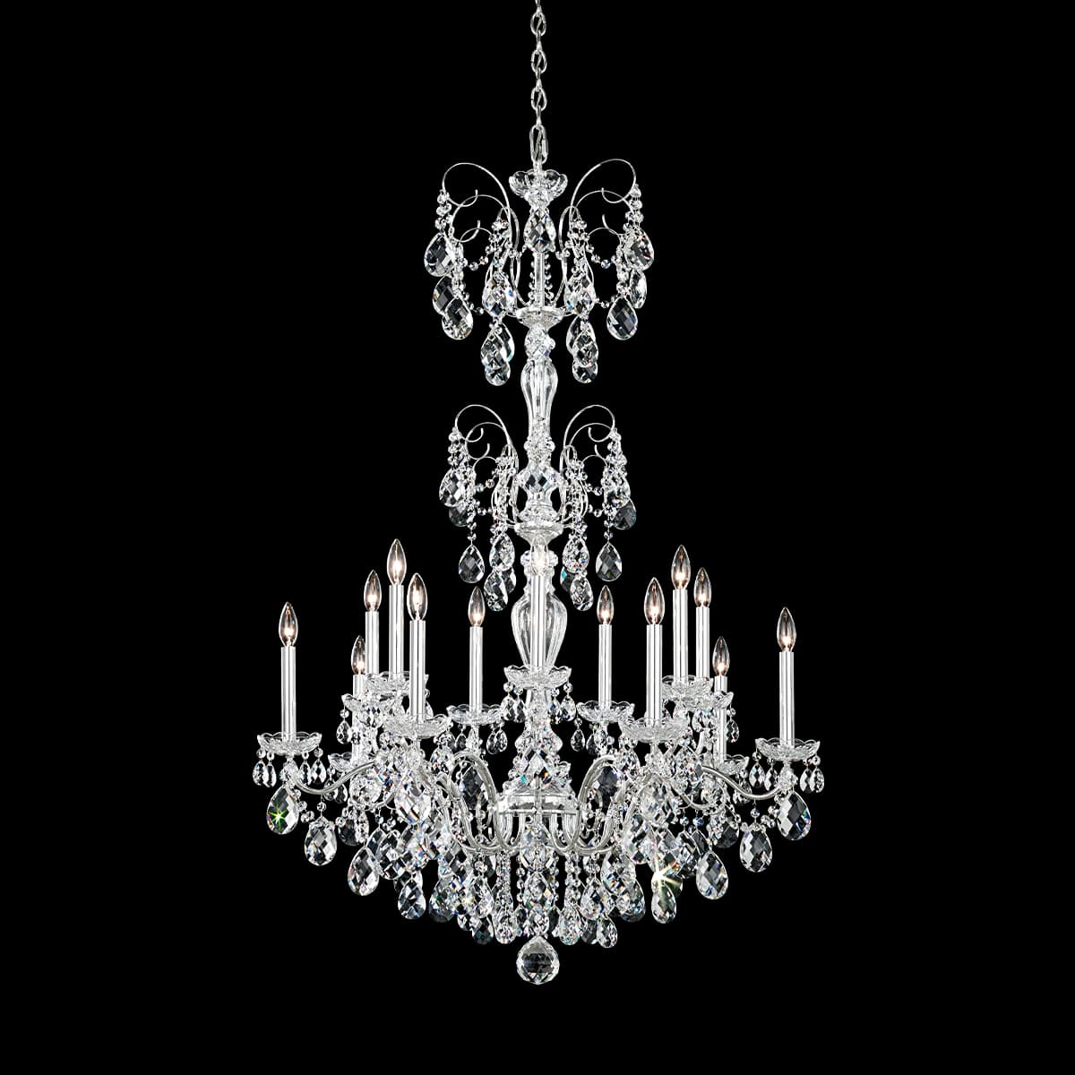 Sonatina 14 Light Crystal Chandelier in Heirloom Gold-img-1