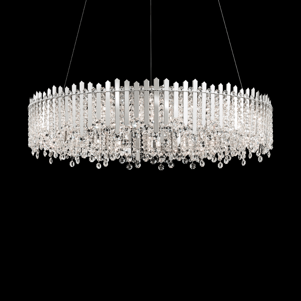 Chatter 18 Light Crystal Chandelier in Mirror Gold-img-1