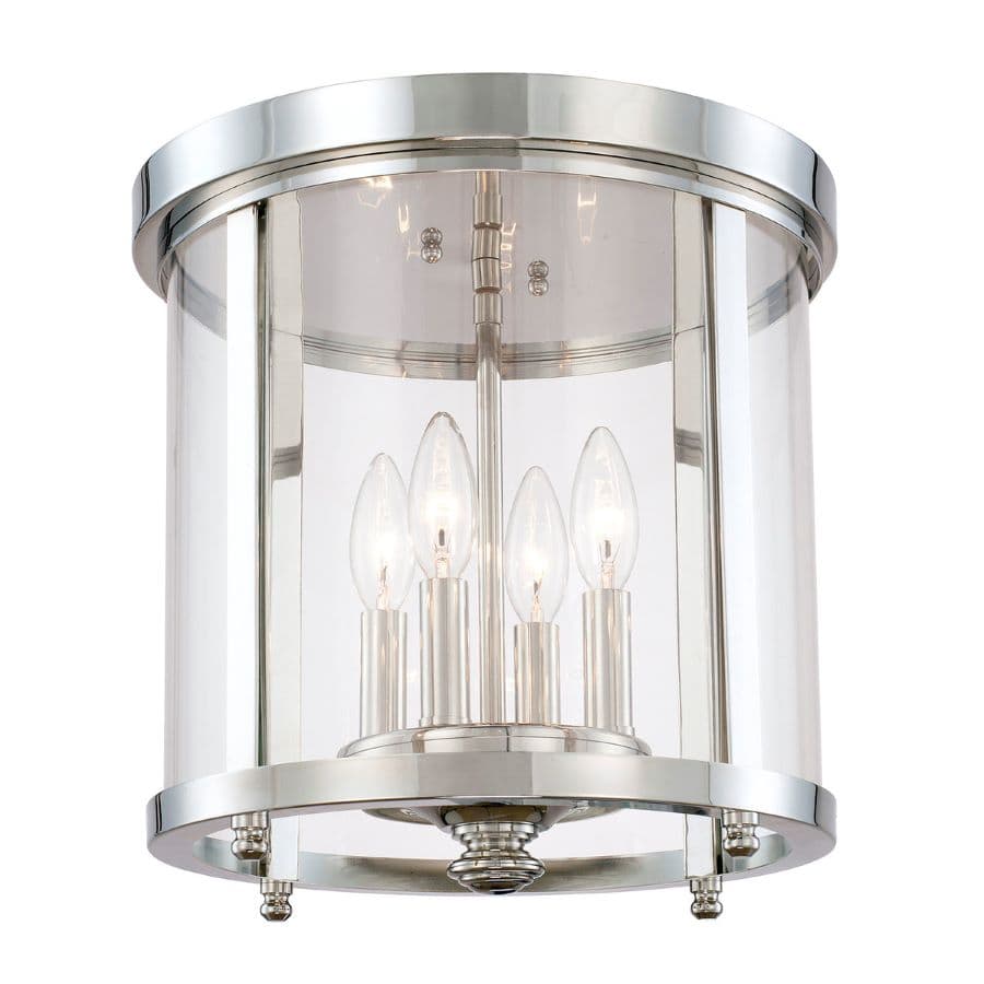 Collins 4 Light Semi-Flush in Polished Nickel-img-1