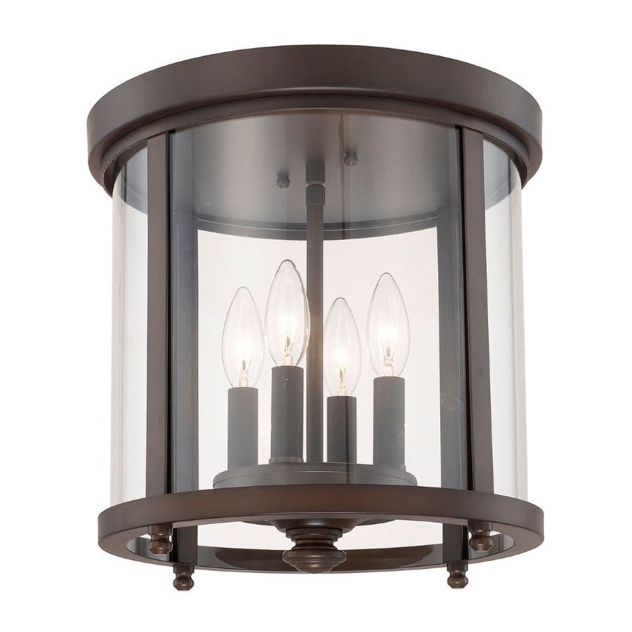 Collins 4 Light Semi-Flush in Bronze-img-1