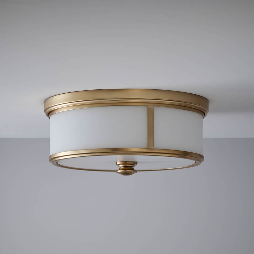 Bolton 3 Light Semi-Flush in Aged Gold-img-2