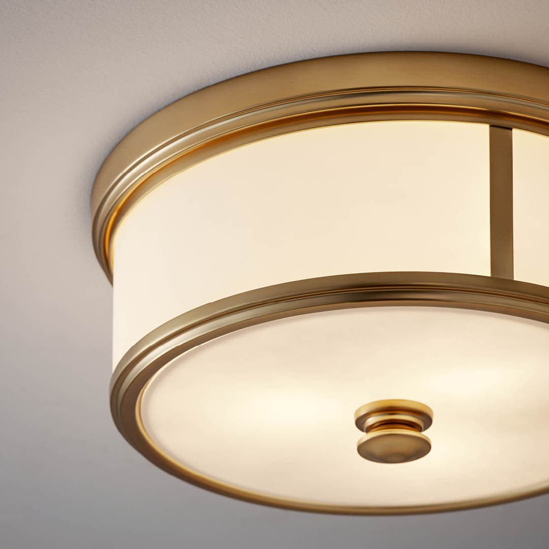 Bolton 3 Light Semi-Flush in Aged Gold-img-3