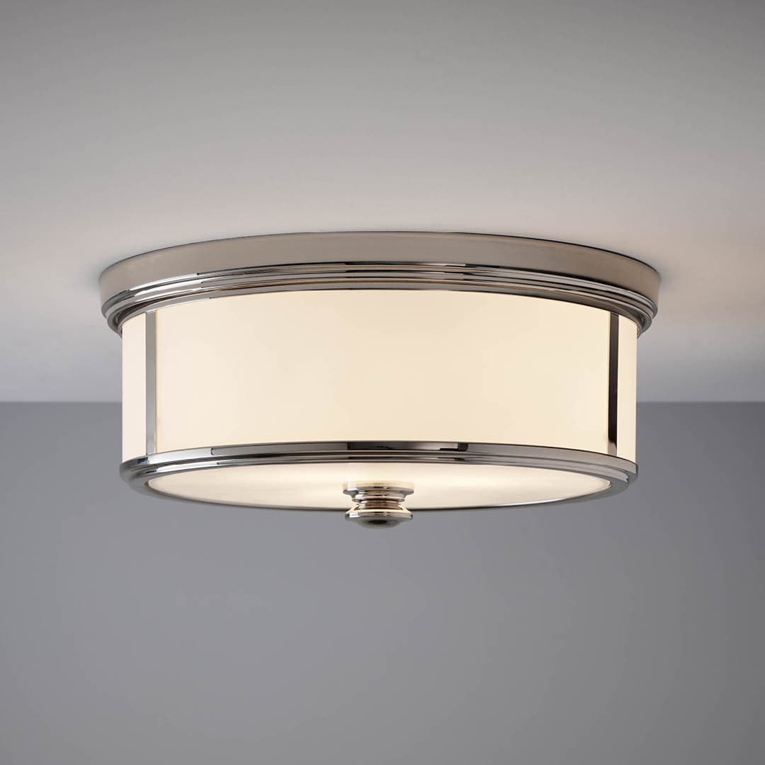 Bolton 3 Light Semi-Flush in Polished Nickel-img-1
