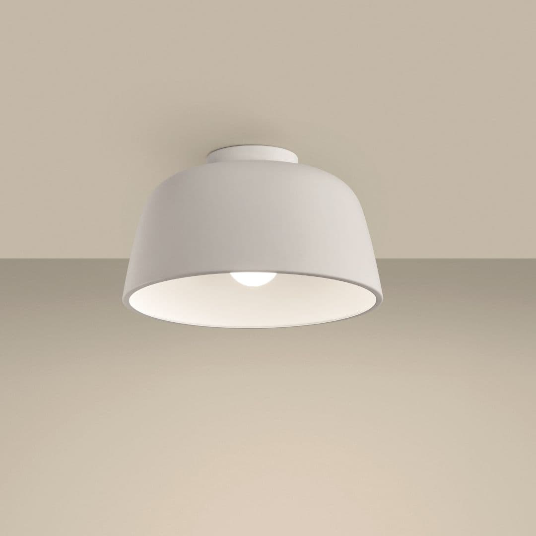 Kondo Ceiling Light - Small in White & White-img-1
