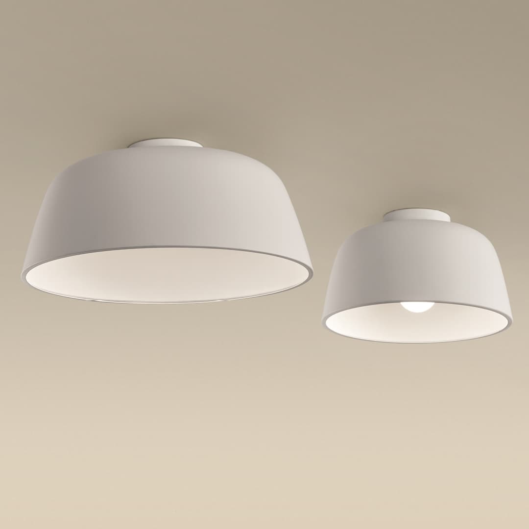 Kondo Ceiling Light - Small in Grey and White-img-2