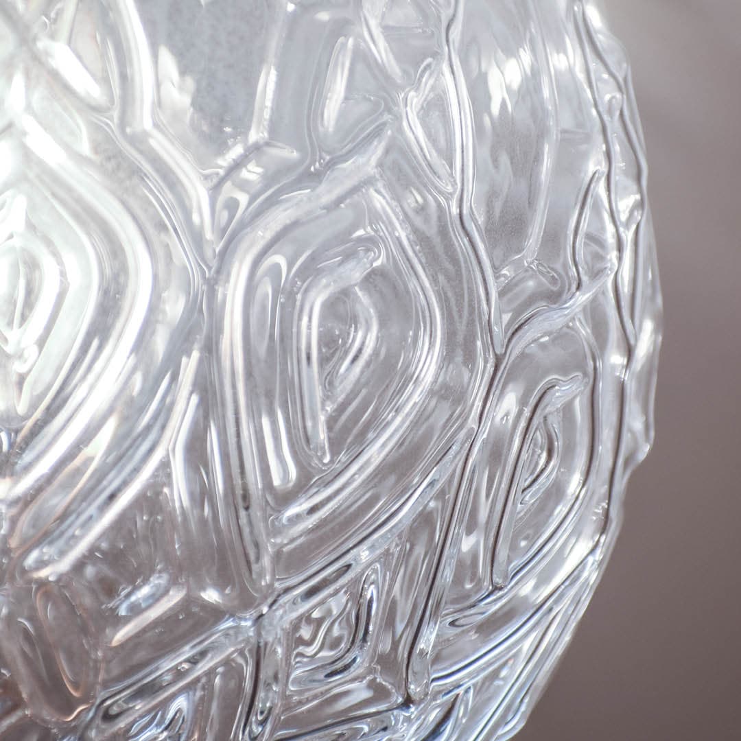 Corina 01 Ceiling Light in Brushed Gold & Clear Glass-img-7