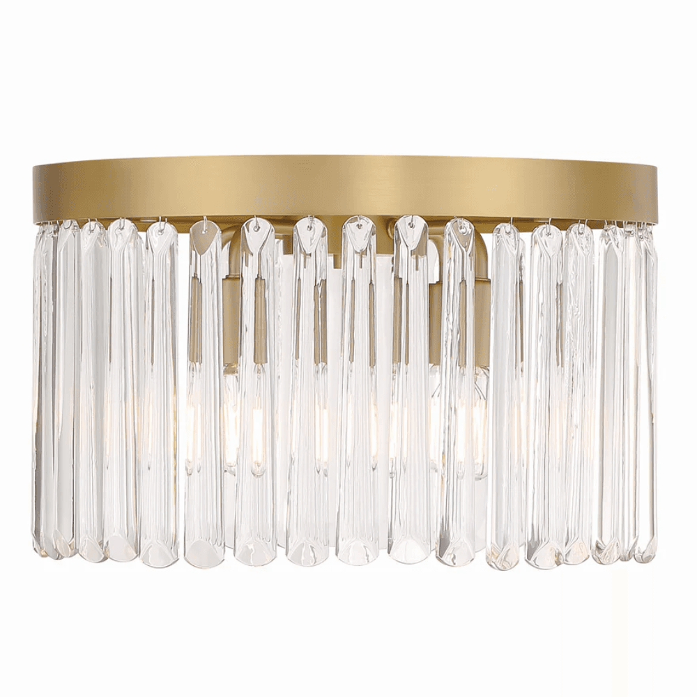 JOSEPHINE 4 LIGHT FLUSH MOUNT IN MODERN GOLD-img-1