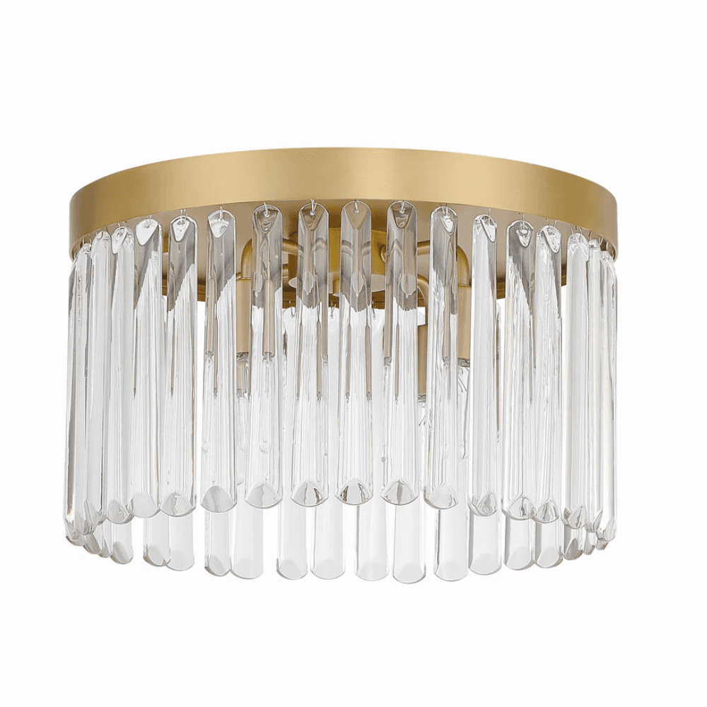 JOSEPHINE 4 LIGHT FLUSH MOUNT IN MODERN GOLD-img-4